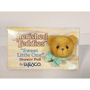 Vtg. Cherished Teddies Drawer Pull Baby Nursery 1996 Enesco (G1)